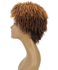 Kayla Auburn Brown with Chestnut Blend Spiral Curl Hair Wig