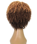 Kayla Auburn Brown with Chestnut Blend Spiral Curl Hair Wig