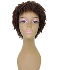 Kayla Dark Chestnut Brown Spiral Curl Hair Wig