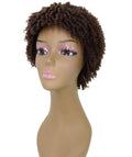 Kayla Dark Chestnut Brown Spiral Curl Hair Wig