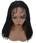 Angela Black Braid Lace Wig