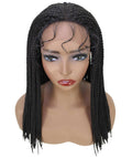 Angela Natural Black Braid Lace Wig