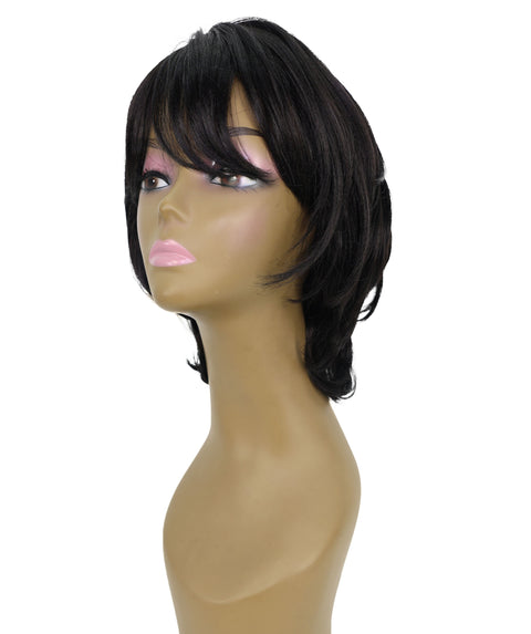 Tina Bob Cut Short Layered Wig with Face Framing Bangs