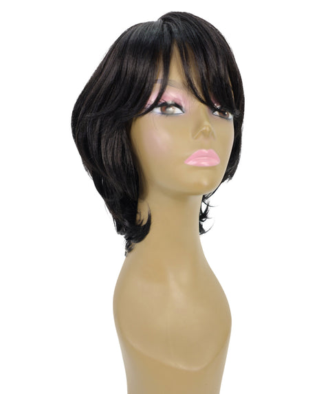 Tina Bob Cut Short Layered Wig with Face Framing Bangs