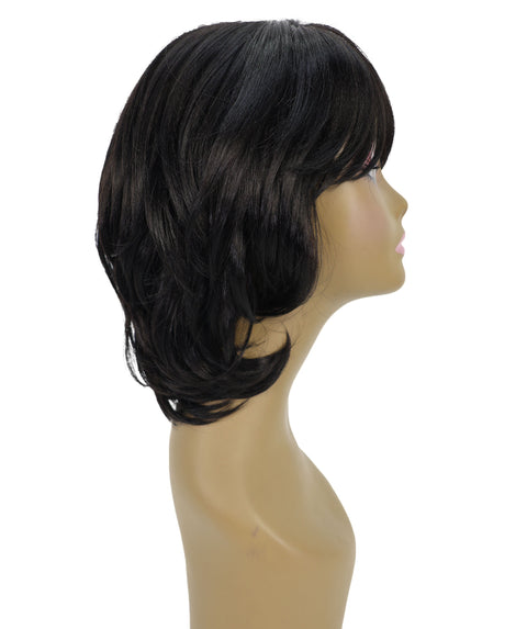 Tina Bob Cut Short Layered Wig with Face Framing Bangs