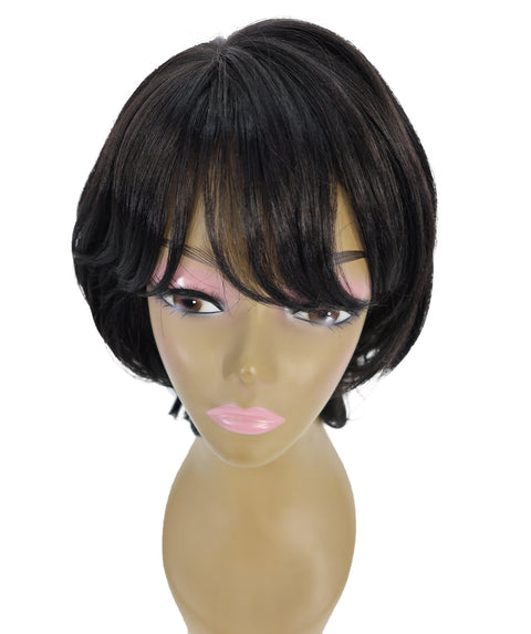 Tina Bob Cut Short Layered Wig with Face Framing Bangs