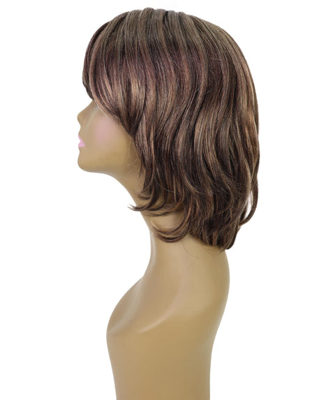 Tina Bob Cut Short Layered Wig with Face Framing Bangs