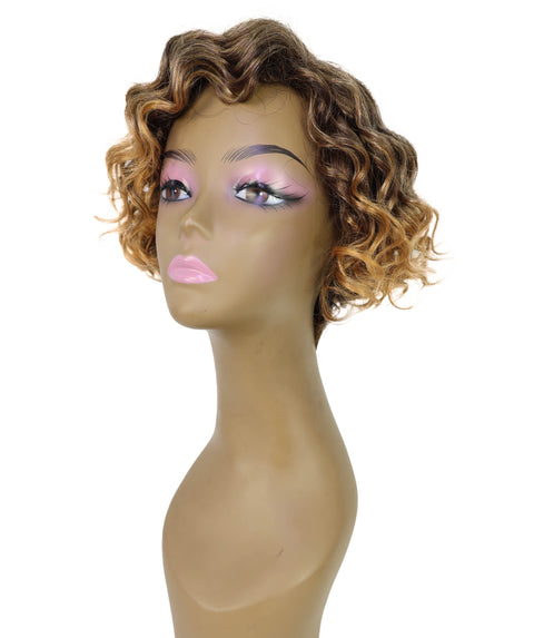 Nicole 10 Inch Wedged Back & Layered Spiral Curl Wig