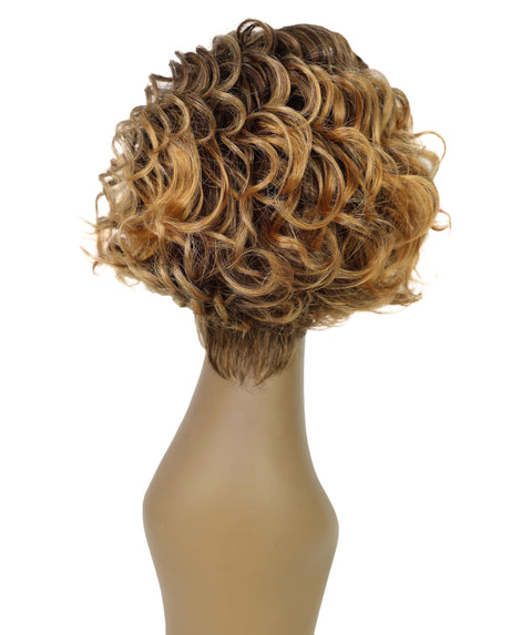 Nicole 10 Inch Wedged Back & Layered Spiral Curl Wig