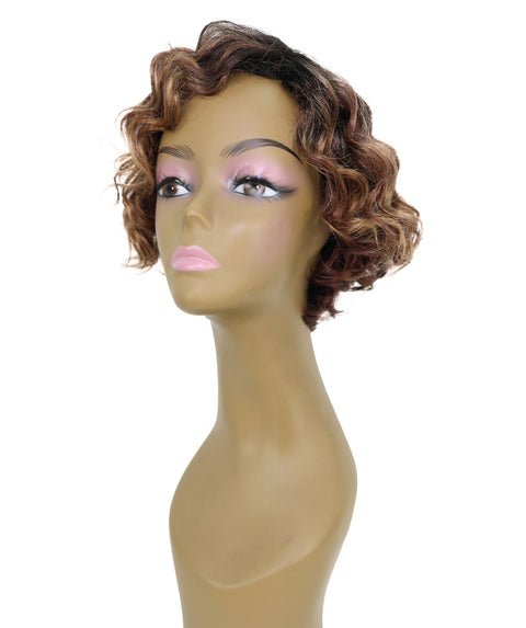 Nicole 10 Inch Wedged Back & Layered Spiral Curl Wig