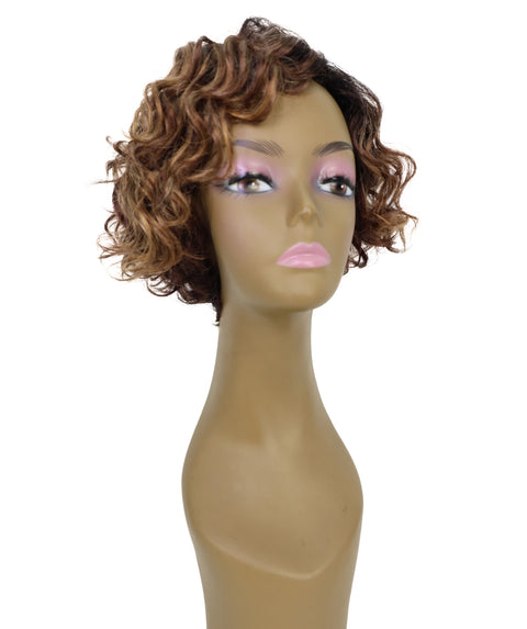 Nicole 10 Inch Wedged Back & Layered Spiral Curl Wig