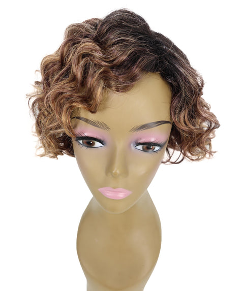 Nicole 10 Inch Wedged Back & Layered Spiral Curl Wig