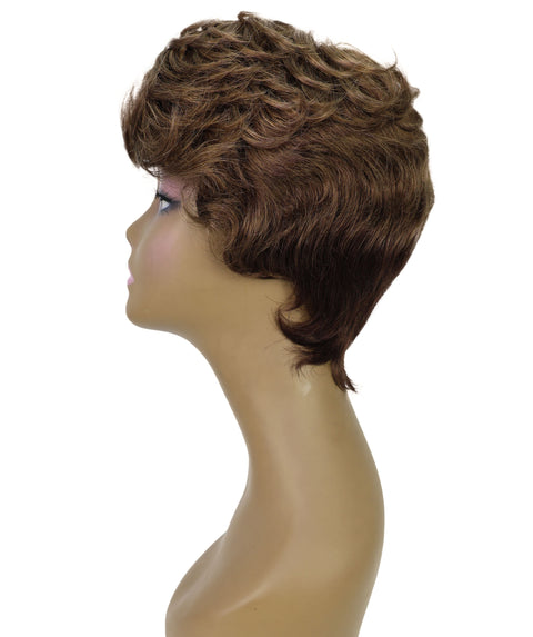 Alabama Pixie Cut Short Wavy 9 Inch Full Wig