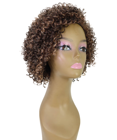 ANITA Mid-Length Voluminous Spiral Curly Wig