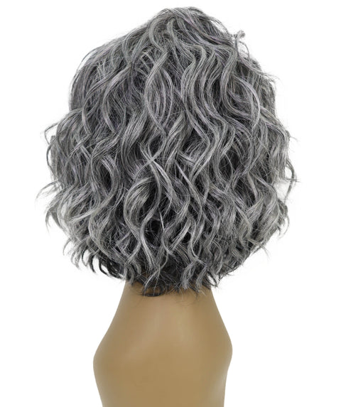 Esela Shoulder-Length Soft Flowing Waves with Natural Volume Human Hair Blend Wig
