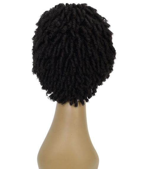 Yendi Short Curly Natural-Look Single-Strand Twist Wig with Bouncy Curl