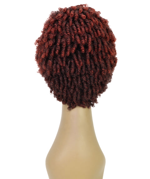 Yendi Short Curly Natural-Look Single-Strand Twist Wig with Bouncy Curl