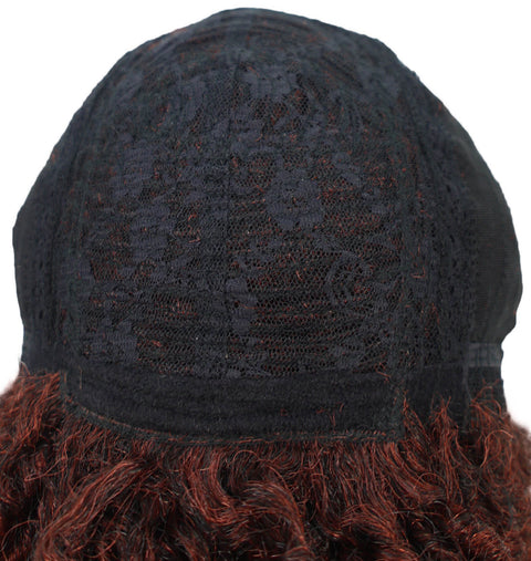 Yendi Short Curly Natural-Look Single-Strand Twist Wig with Bouncy Curl