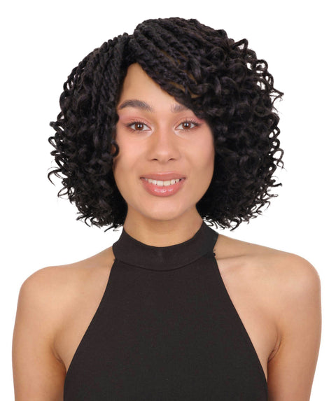 Tee Natural Volume & Effortless Elegance Short Curly Side-Parted Wig