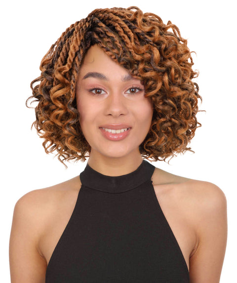 Tee Natural Volume & Effortless Elegance Short Curly Side-Parted Wig