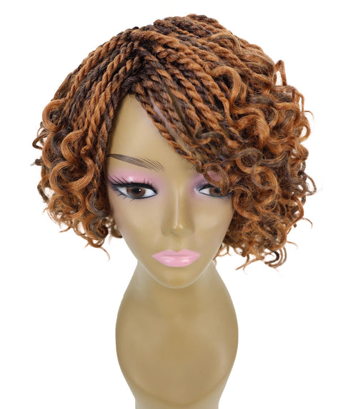 Tee Natural Volume & Effortless Elegance Short Curly Side-Parted Wig