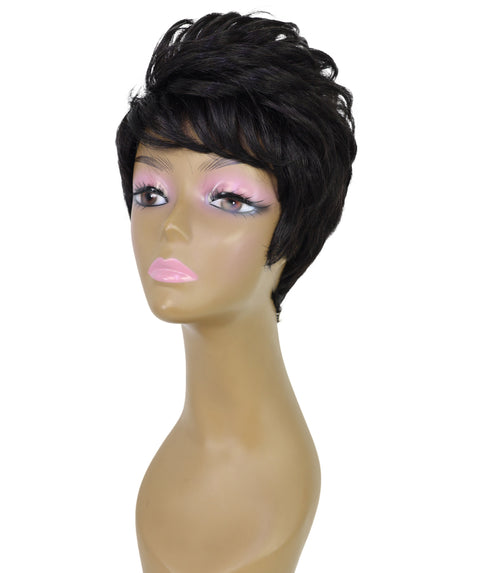 Mavis Human Hair Short, Sleek Pixie Cut Wig for Women