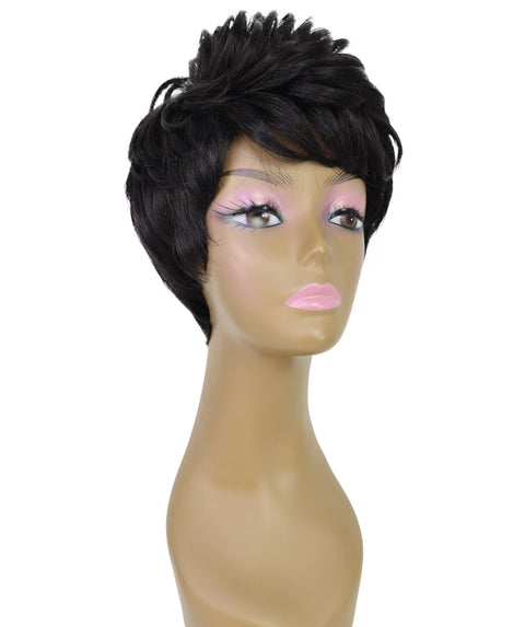 Mavis Human Hair Short, Sleek Pixie Cut Wig for Women