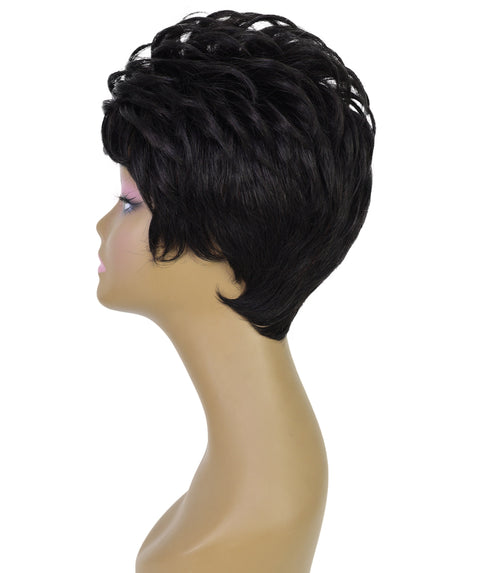 Mavis Human Hair Short, Sleek Pixie Cut Wig for Women