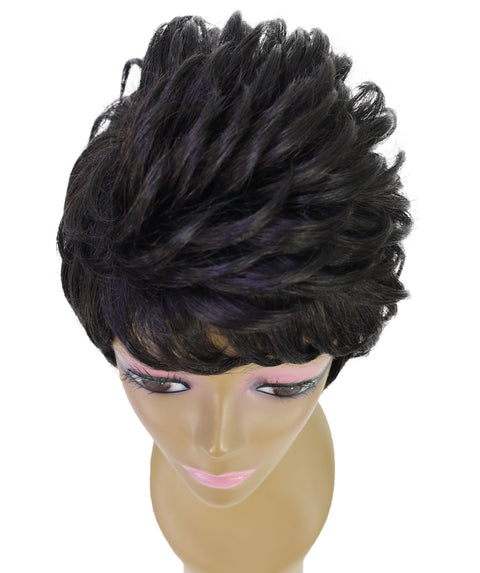 Mavis Human Hair Short, Sleek Pixie Cut Wig for Women