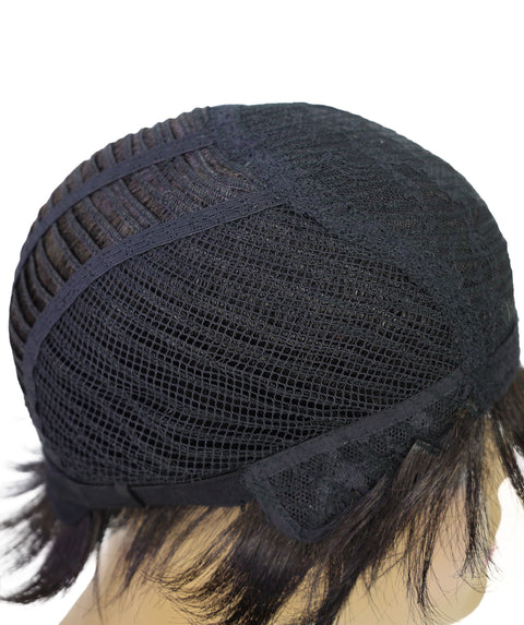 Mavis Human Hair Short, Sleek Pixie Cut Wig for Women