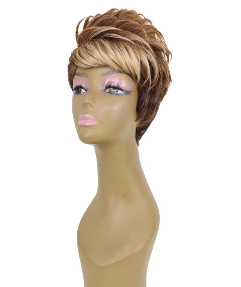 Mavis Human Hair Short, Sleek Pixie Cut Wig for Women