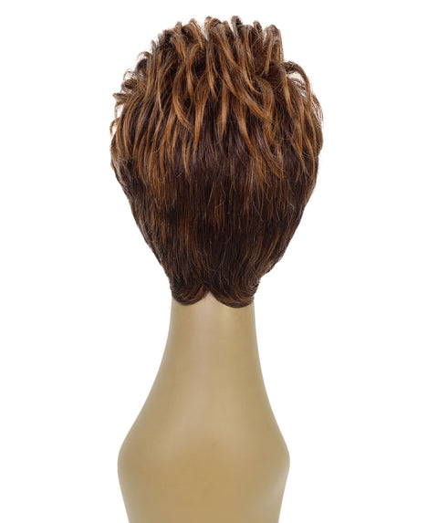 Mavis Human Hair Short, Sleek Pixie Cut Wig for Women