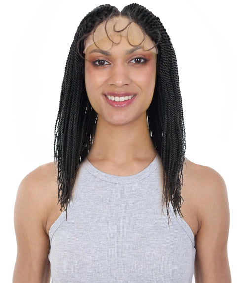 Shavonne Lace Front Long Braided 18.5 Inch Wig with Baby Hair