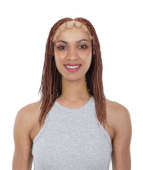 Shavonne Lace Front Long Braided 18.5 Inch Wig with Baby Hair