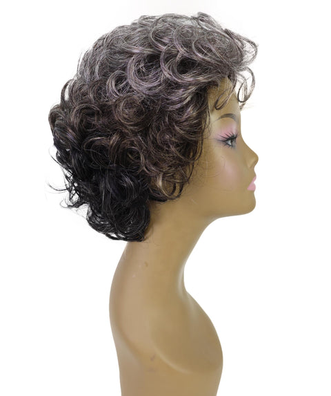 VALERIE 9.5" Short Natural Volume Curly Synthetic Wig