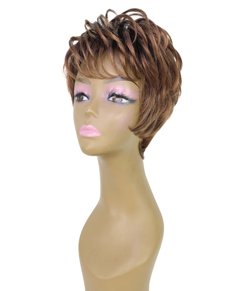 Broadway Sleek Pixie Cut 9.5 inch Wig, Premium Synthetic Short full Wig with Natural Hairline & Effortless Elegance