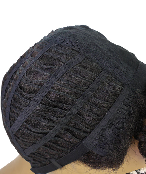 Zala Natural Bounce, Voluminous Texture, 9" Short Curly full Wig for Women