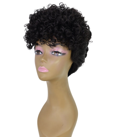 Zala Natural Bounce, Voluminous Texture, 9" Short Curly full Wig for Women