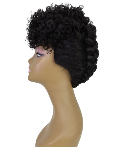 Zala Natural Bounce, Voluminous Texture, 9" Short Curly full Wig for Women