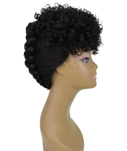 Zala Natural Bounce, Voluminous Texture, 9" Short Curly full Wig for Women