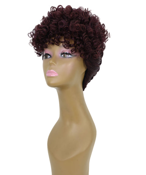 Zala Natural Bounce, Voluminous Texture, 9" Short Curly full Wig for Women