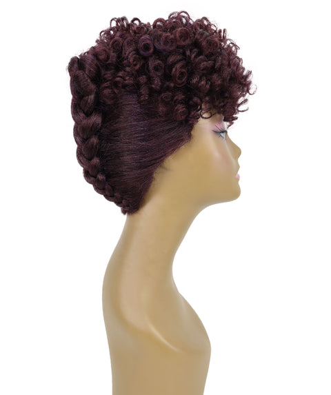 Zala Natural Bounce, Voluminous Texture, 9" Short Curly full Wig for Women