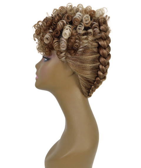 Zala Natural Bounce, Voluminous Texture, 9" Short Curly full Wig for Women