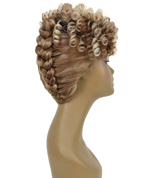 Zala Natural Bounce, Voluminous Texture, 9" Short Curly full Wig for Women