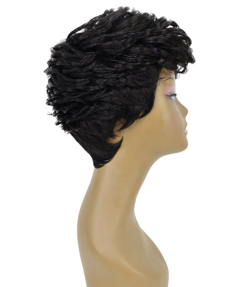 Albany Pixie Cut Synthetic Wig for Women,Bold,Textured 9.5" Short Hair with Natural Hairline & Effortless Style