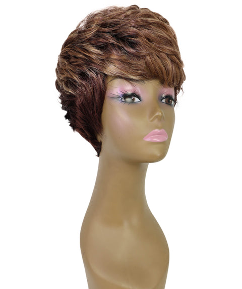 Albany Pixie Cut Synthetic Wig for Women,Bold,Textured 9.5" Short Hair with Natural Hairline & Effortless Style