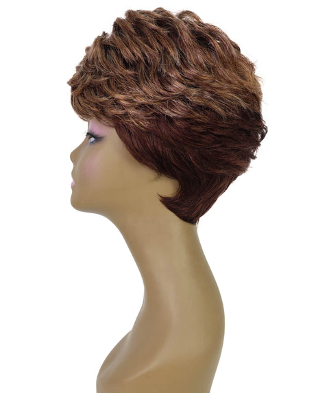 Albany Pixie Cut Synthetic Wig for Women,Bold,Textured 9.5" Short Hair with Natural Hairline & Effortless Style