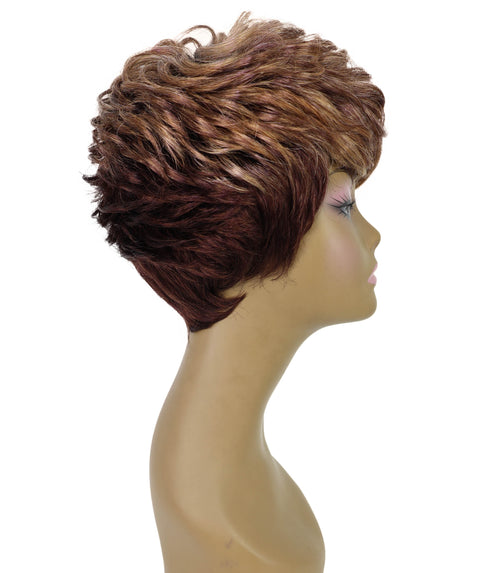 Albany Pixie Cut Synthetic Wig for Women,Bold,Textured 9.5" Short Hair with Natural Hairline & Effortless Style