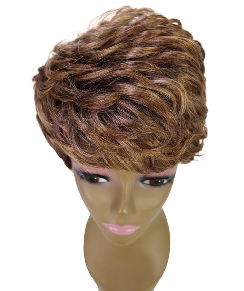 Albany Pixie Cut Synthetic Wig for Women,Bold,Textured 9.5" Short Hair with Natural Hairline & Effortless Style