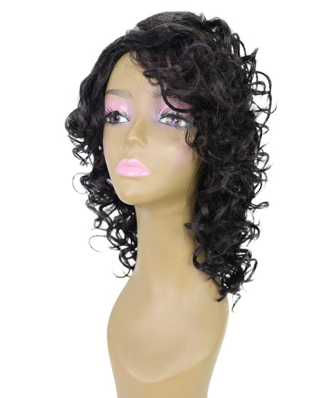 Toniann Shoulder-Length Wavy Synthetic 15.5 inch Wig with Side Part